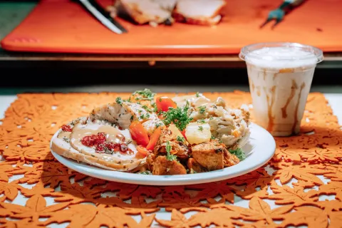 Plate of food